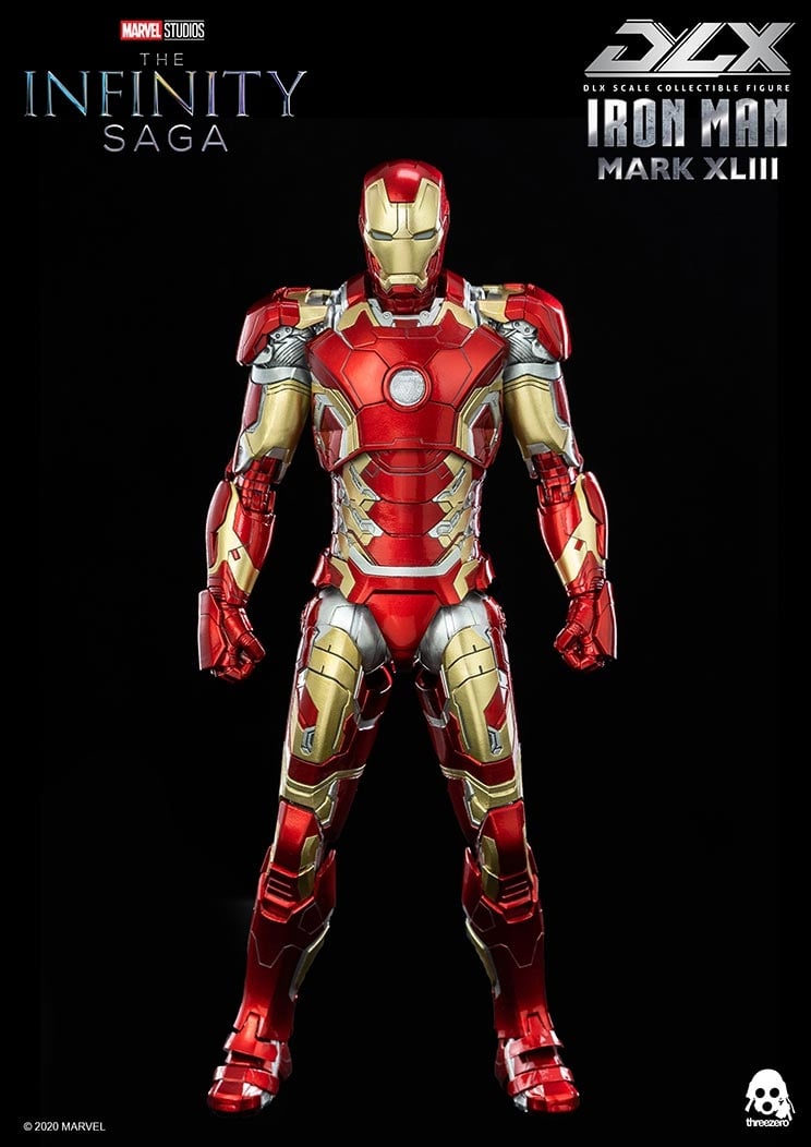 Threezero Marvel Infinity Saga Iron Man Mark 43 DLX 1:12 Scale Action