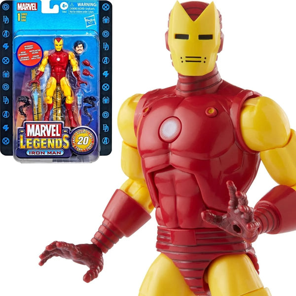 Marvel Legends 20th Anniversary Retro Iron Man 6 Inch Action Figure