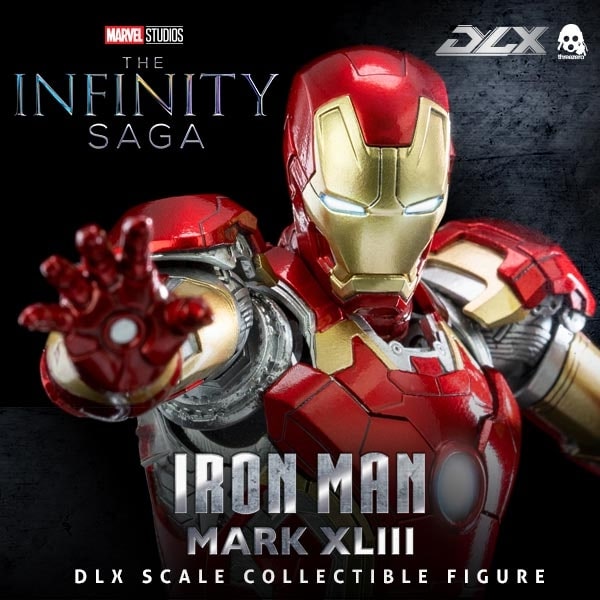 Threezero Marvel Infinity Saga Iron Man Mark 43 DLX 1:12 Scale Action Figure